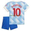 Maillot de Supporter Manchester United Marcus Rashford 10 Extérieur 2021-22 Pour Enfant